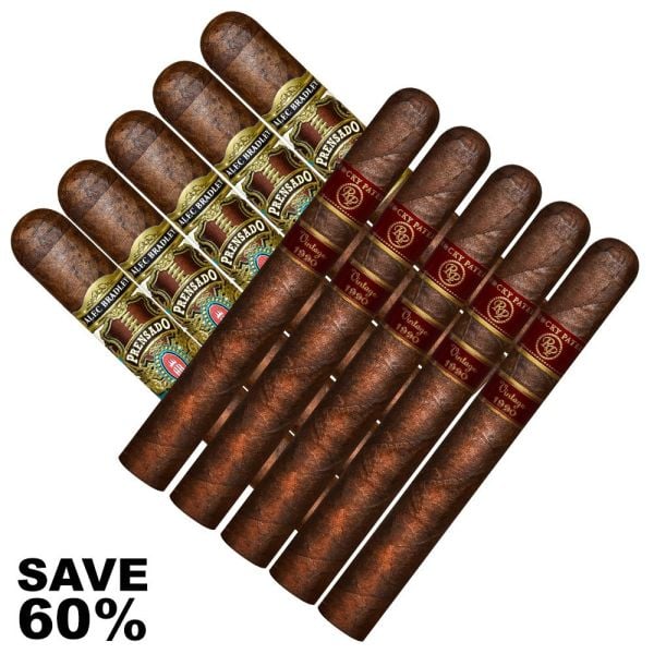 Double Stack Alec Bradley Prensado VS Rocky Patel 1990-(QUANTITY: 10 CIGARS)