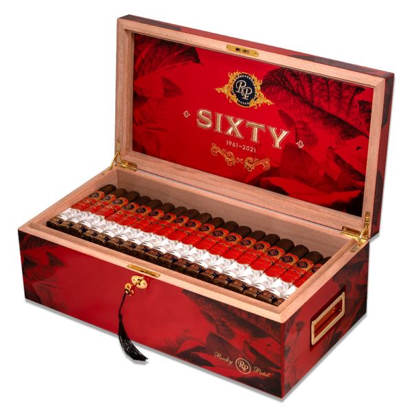 Rocky Patel Sixty Humidor with Cigars-(QUANTITY: BOX OF 100)