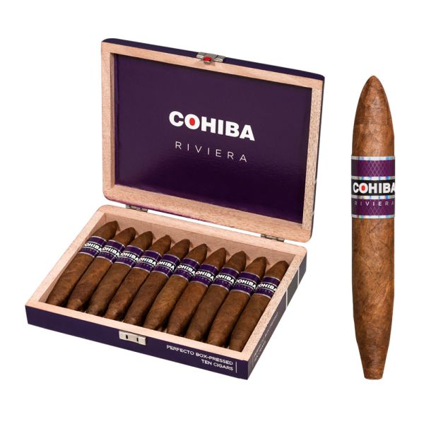 Cohiba Riviera Perfecto – Box Pressed ( QUANTITY: BOX OF 10)